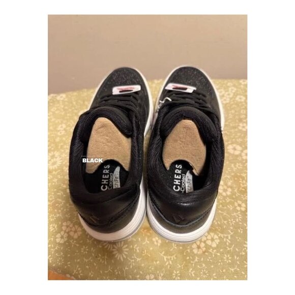 Skechers Street Arch Fit Arcade Sneakers-Glittery Night Black Sz 6.5 - Picture 6 of 6